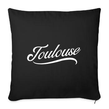 Toulouse - Housse de coussin décorative 45 x 45 cm - noir - Devant