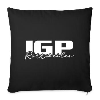IGP ROTTWEILER Sports de sport Wilsigns Chiens - Housse de coussin décorative 45 x 45 cm - noir - Devant