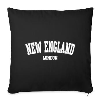 New England London Retro - Sofa pillowcase 17,3'' x 17,3'' (45 x 45 cm) - black - Front