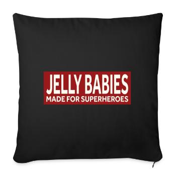 JELLY BABIES - MADE FOR SUPERHEROES - Sofakissenbezug 45 x 45 cm - Schwarz - Vorne