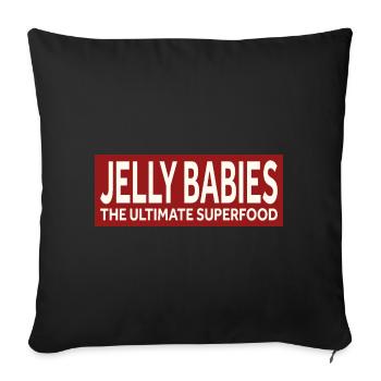 JELLY BABIES - LE SUPERALIMENT ULTIME - Housse de coussin décorative 45 x 45 cm - noir - Devant