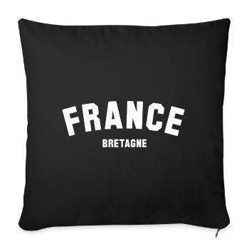 France Bretagne - Sofakissenbezug 45 x 45 cm - Schwarz - Vorne