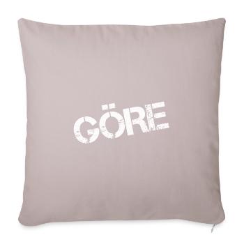Môme - Housse de coussin décorative 45 x 45 cm - taupe clair - Devant