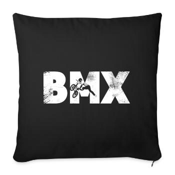 BMX - Sofakissenbezug 45 x 45 cm - Schwarz - Vorne