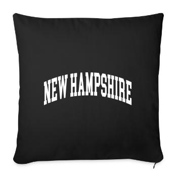 New Hampshire - Housse de coussin décorative 45 x 45 cm - noir - Devant