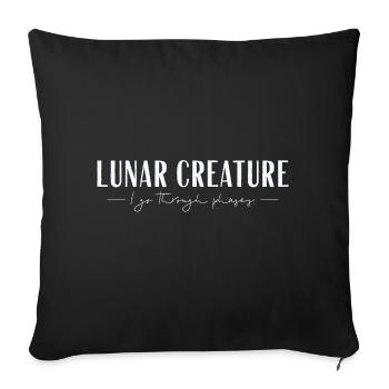 Lunar Creature - Reflector - Sofakissenbezug 45 x 45 cm - Schwarz - Vorne