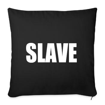 Slave - Housse de coussin décorative 45 x 45 cm - noir - Devant