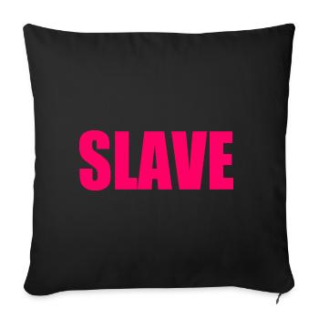 Slave - Housse de coussin décorative 45 x 45 cm - noir - Devant