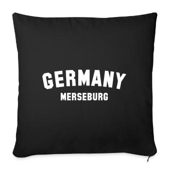 MERSEBURG Germany - Sofakissenbezug 45 x 45 cm - Schwarz - Vorne