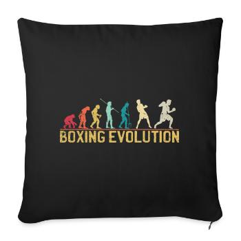 Boxen Evolution Progression Design - Sofakissenbezug 45 x 45 cm - Schwarz - Vorne