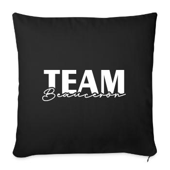 ÉQUIPE BEAUCERON Sport Chien Wilsigns Chien Chien - Housse de coussin décorative 45 x 45 cm - noir - Devant