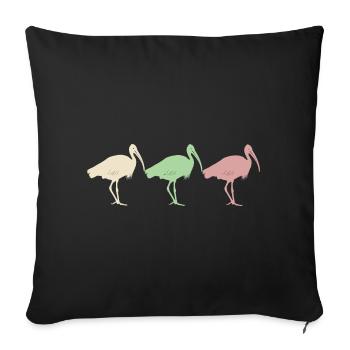 3 Bin Chicken - Sofa pillowcase 17,3'' x 17,3'' (45 x 45 cm) - black - Front