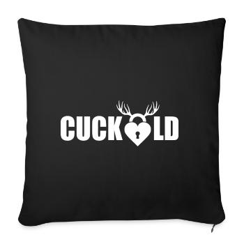 Cuckold - Sofakissenbezug 45 x 45 cm - Schwarz - Vorne