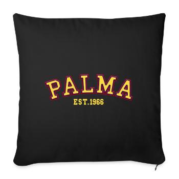 Palma Est. 1966 - Sofa pillowcase 17,3'' x 17,3'' (45 x 45 cm) - black - Front