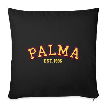 Palma Est. 1996 - Sofa pillowcase 17,3'' x 17,3'' (45 x 45 cm) - black - Front
