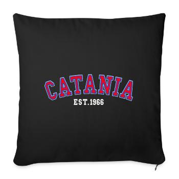 Catania Est. 1966 - Sofa pillowcase 17,3'' x 17,3'' (45 x 45 cm) - black - Front