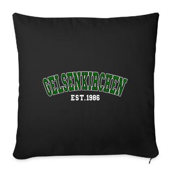 Gelsenkirchen Fondée en 1986 - Housse de coussin décorative 45 x 45 cm - noir - Devant