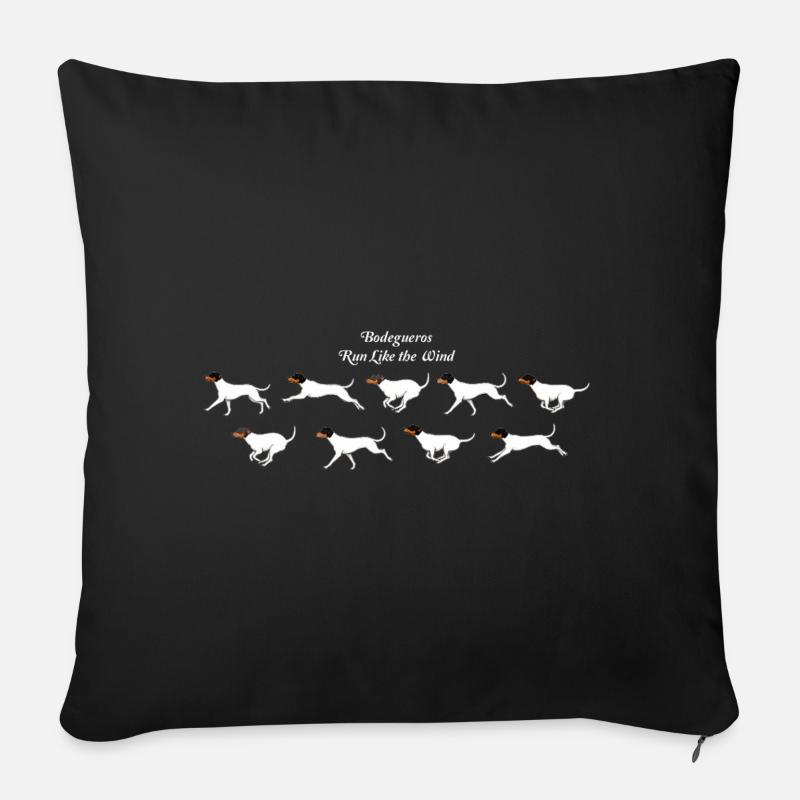 Bodegueros Run Like The Wind - Sofakissenbezug 45 x 45 cm - Schwarz