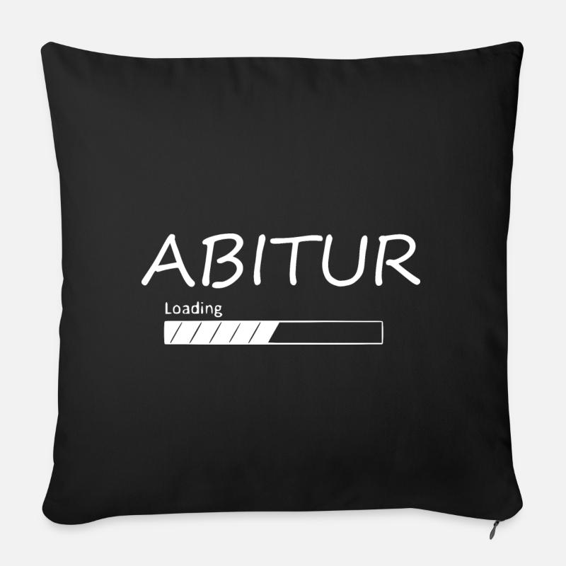 Abi loading - Sofakissenbezug 45 x 45 cm - Schwarz