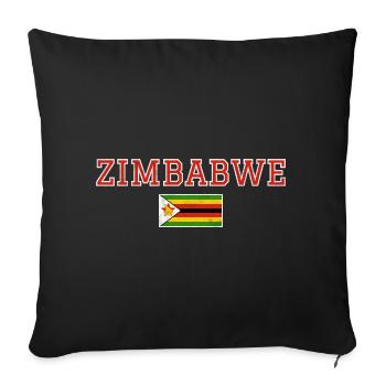 Zimbabwe - Housse de coussin décorative 45 x 45 cm - noir - Devant