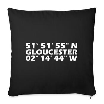 Coordonnées de Gloucester - Housse de coussin décorative 45 x 45 cm - noir - Devant