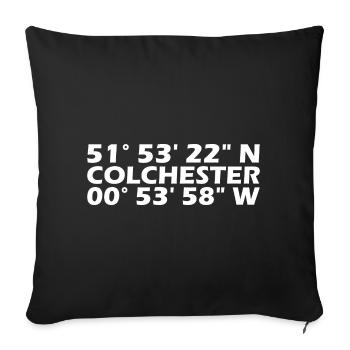 Colchester Coordinates - Sofa pillowcase 17,3'' x 17,3'' (45 x 45 cm) - black - Front