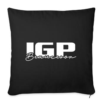 IGP BEAUCERON Chien Sport Wilsigns Chien Chien - Housse de coussin décorative 45 x 45 cm - noir - Devant