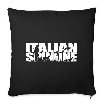 ITALIAN SPINONE Hunting Dog Hunting Dogs Wilsigns - Sofa pillowcase 17,3'' x 17,3'' (45 x 45 cm) - black - Front