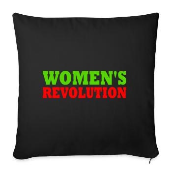 Womens revolution - Sofakissenbezug 45 x 45 cm - Schwarz - Vorne