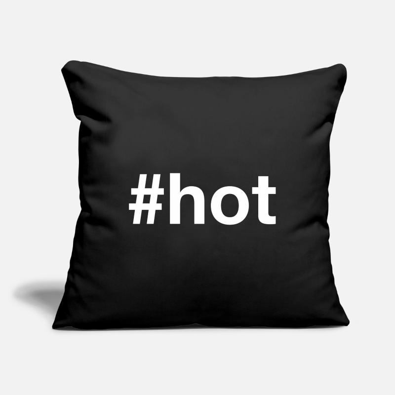 Hashtag POPULAIRE Housse de coussin décorative 45 x 45 cm