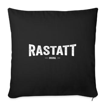 Rastatt Original - Sofakissenbezug 45 x 45 cm - Schwarz - Vorne