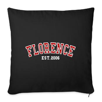Florence Est. 2006 - Sofakissenbezug 45 x 45 cm - Schwarz - Vorne