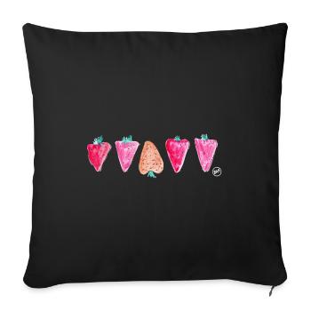 * BAM * be_different - Sofa pillowcase 17,3'' x 17,3'' (45 x 45 cm) - black - Front