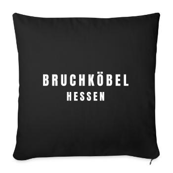 Meinerzhagen, North Rhine-Westphalia - Sofa pillowcase 17,3'' x 17,3'' (45 x 45 cm) - black - Front