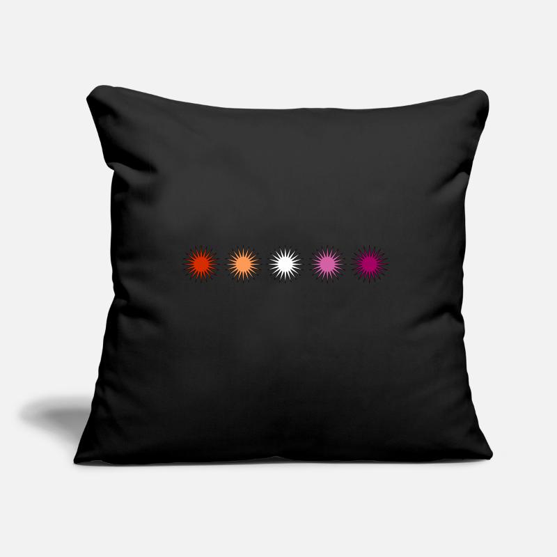 Fierté lesbienne subtile Housse de coussin décorative 45 x 45 cm