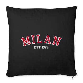 Milan_Est_1975 - Housse de coussin décorative 45 x 45 cm - noir - Devant