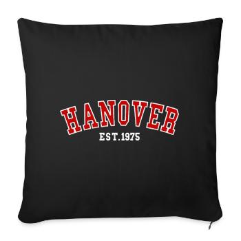 Hanover Est. 1975 - Sofa pillowcase 17,3'' x 17,3'' (45 x 45 cm) - black - Front