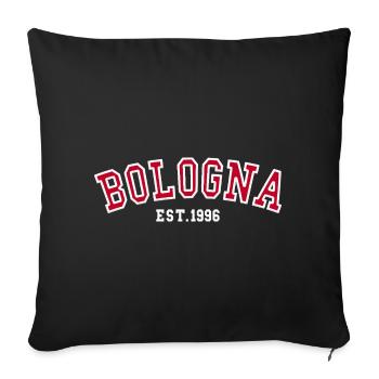 Bologna Est. 1996 - Sofa pillowcase 17,3'' x 17,3'' (45 x 45 cm) - black - Front