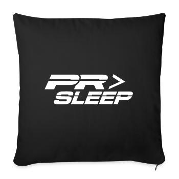 PR > Sleep | Powerlifting Powerlifting Gift Gym  - Sofa pillowcase 17,3'' x 17,3'' (45 x 45 cm) - black - Front