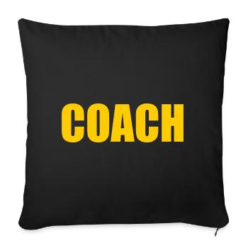 Coach - Sofa pillowcase 17,3'' x 17,3'' (45 x 45 cm) - black - Front