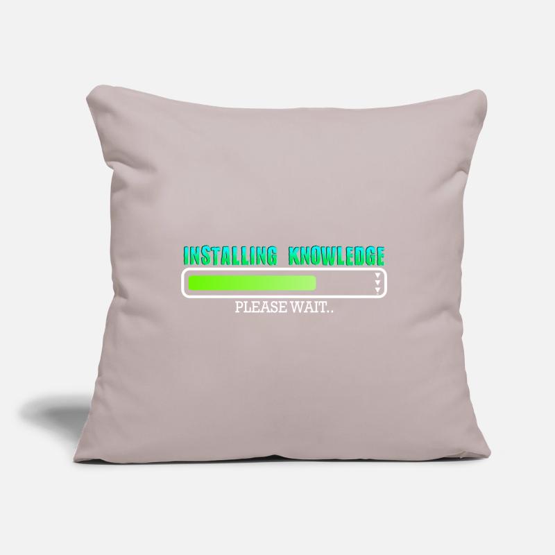 Installing Knowledge please wait Sofa pillowcase 17,3'' x 17,3'' (45 x 45 cm)