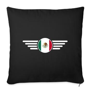 I Love Mexico, Elegance Style Design T-Shirt - Sofa pillowcase 17,3'' x 17,3'' (45 x 45 cm) - black - Front