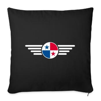Ich liebe Panama, Eleganz Stil Design T-Shirt - Sofakissenbezug 45 x 45 cm - Schwarz - Vorne