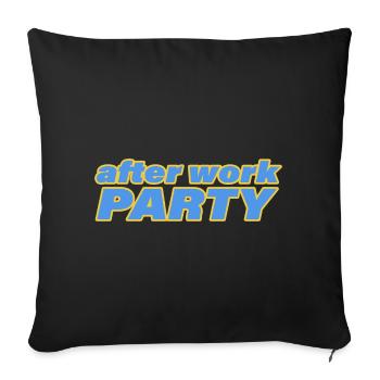 SOIRÉE AFTER WORK - Housse de coussin décorative 45 x 45 cm - noir - Devant