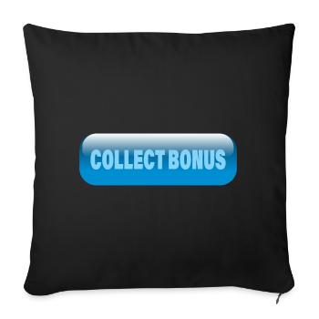 COLLECTER LE BONUS - Housse de coussin décorative 45 x 45 cm - noir - Devant