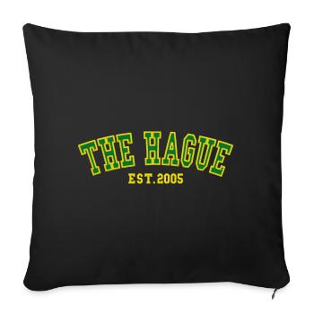 The Hague Est. 2005 - Sofa pillowcase 17,3'' x 17,3'' (45 x 45 cm) - black - Front