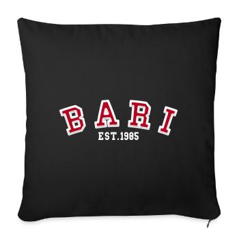 Bari Est 1985 - Sofakissenbezug 45 x 45 cm - Schwarz - Vorne