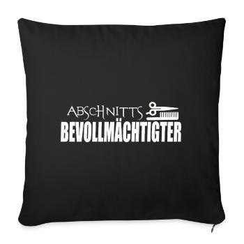 ABSCHNITTSBEVOLLMÄCHTIGTER - Sofakissenbezug 45 x 45 cm - Schwarz - Vorne