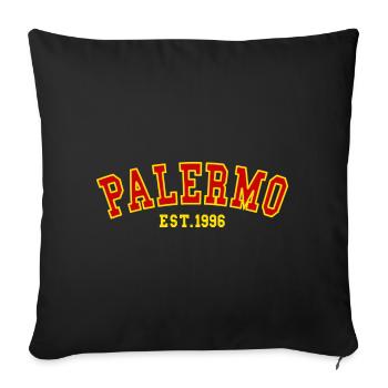 Palermo gegründet 1996 - Sofakissenbezug 45 x 45 cm - Schwarz - Vorne