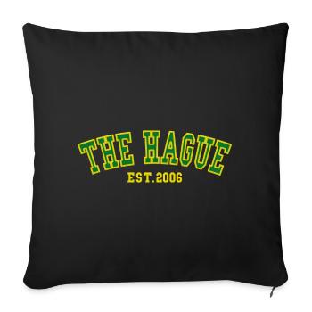 The Hague Est. 2006 - Sofa pillowcase 17,3'' x 17,3'' (45 x 45 cm) - black - Front